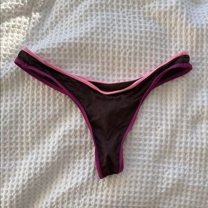 Stone Fox Swim Bottom (M) Brown/Pink